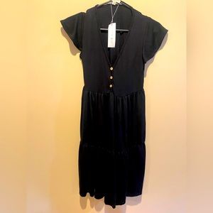 NWT Black Monteau Dress